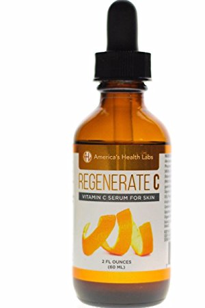 AHL Regenerate C - Vitamin C Serum (2oz) - High Dose - Vitamin C for Face and Skin Care, Best Topical Vitamin C Liquid with Vitamin E - Hyaluronic Acid