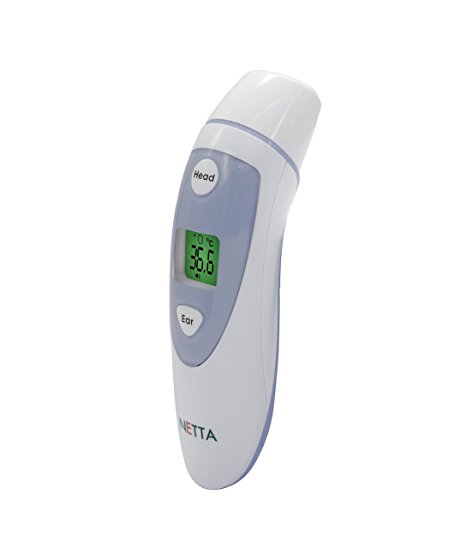 NETTA Forehead & Ear 2 in 1 Infrared Digital Thermometer