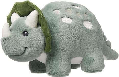 TCBunny Baby Dinosaur 12" Bedtime Stuffed Animal Plush Toy , Kid's Gifts for Boys, Girls, Birthday, Valentine, Christmas (Triceratops-Green)