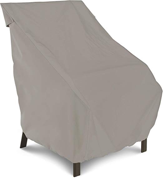 AmazonBasics Patio Highback Chair Cover, Grey