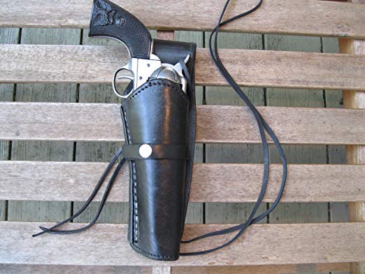 Western Express – Right – for 6” Black Smooth Leather Gun Holster (.22 .38 .45 Caliber)