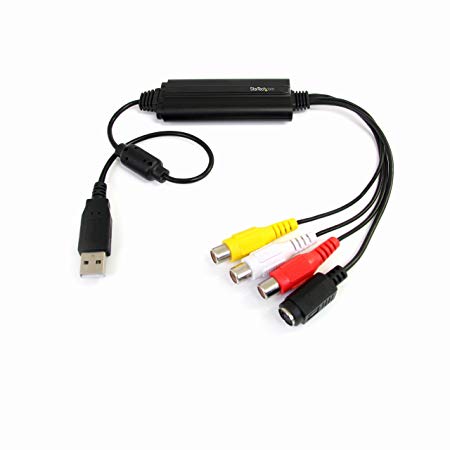 Startech SVID2USB23 USB S-Video and Composite Audio Capture Cable (Black)