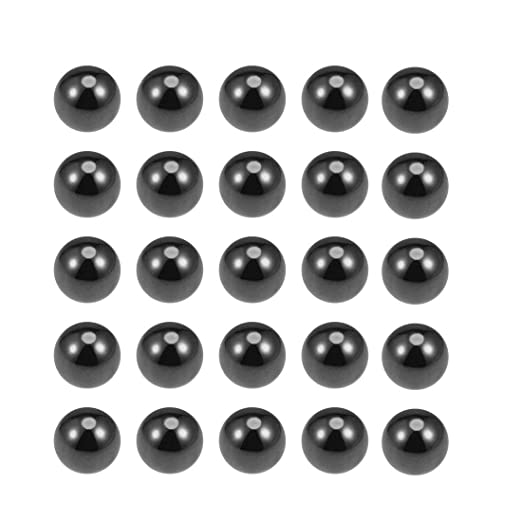 uxcell 2mm Ceramic Bearing Balls, Si3N4 Silicon Nitride Ball G5 Precision 25pcs