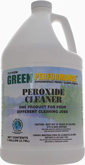 Flo-Kem GP107 All Purpose Peroxide Cleaner with Citrus Fragrance, 1 Gallon Bottle, Clear