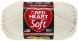 Red Heart E7284601 Soft Yarn Off-White