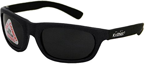 Kushies Baby Toddler Sunglasses, Black