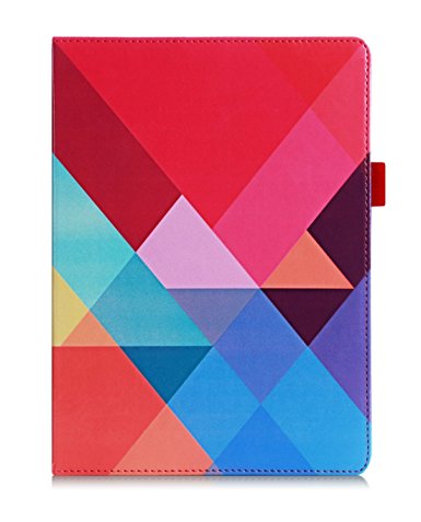 [Luxurious Protection] iPad Air 2 Case, FYY Premium Leather Case Smart Auto Wake/Sleep Cover with Velcro Hand Strap, Card Slots, Pocket for iPad Air 2 Pattern-15