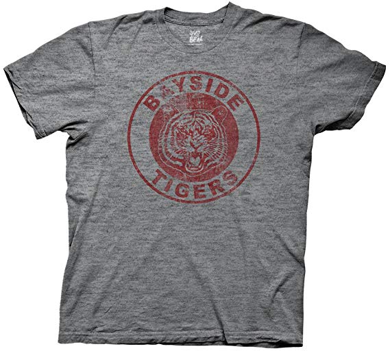 Ripple Junction SBTB Saved by The Bell Bayside Tigers Adult T-Shirt