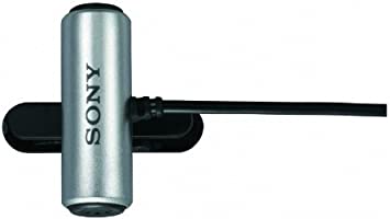 Sony ECMCS3 Clip style Omnidirectional Stereo Microphone, Silver