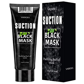 Vassoul Blackhead Remover Mask, Peel Off Blackhead Mask, Black Mask - Deep Cleansing Facial Mask for Face & Nose