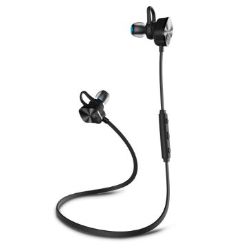 Bluetooth Sport Headphones, Mostar Bluetooth 4.1 Waterproof Wireless Sport Headphones In Ear Stereo Running Workout Earbud Headset with Mic for iPhone 4/5/6/7 iPad and Samsung