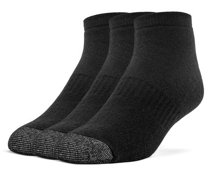 Galiva Men's Cotton ExtraSoft Low Cut Cushion Socks - 3 Pairs