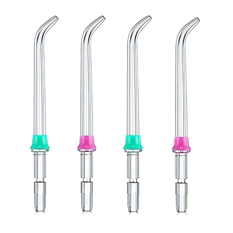 Flosser Replacement Tips for Waterpik Water Flosser, Reach Flosser Refill Heads Replacement Heads for Waterpik, Compatible with Waterpik Oral Irrigator & Dental Flosser (Classic Jet Tips)