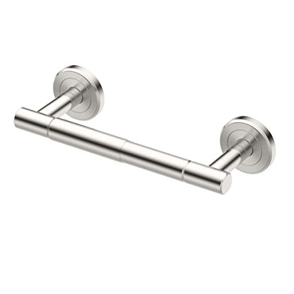 Gatco 4293B Latitude II Standard Toilet Paper Holder, Satin Nickel