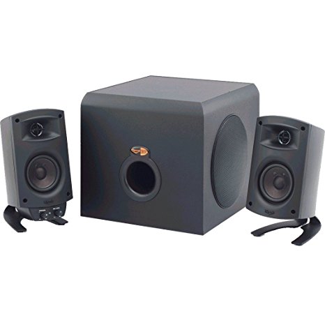 Klipsch ProMedia 2.1 THX Certified Computer Speaker System - 3-Piece Set (1011400) With Bluetooth Adapter