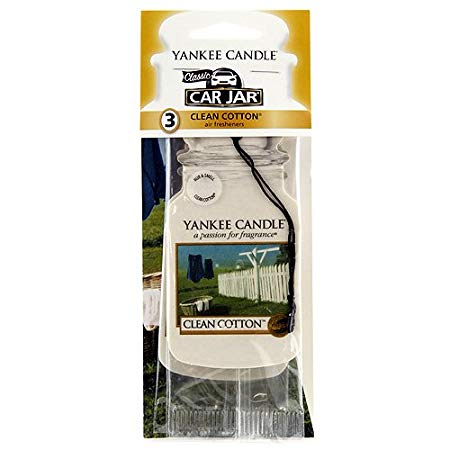 Yankee Candle Clean Cotton 3Pk Car Jars