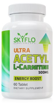 Acetyl L-Carnitine 500mg 60 Tablets