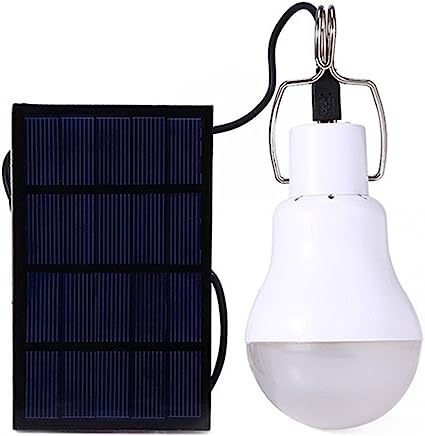 15W 130LM Portable LED Bulb Light Charged Solar Panel Energy Lamp for Home Lighting Indoor Outdoor Emergency Light