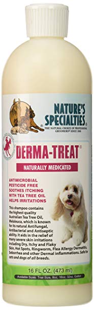 Nature's Specialties Derma Treat Pet Shampoo, 16-Ounce