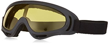 4-FQ Adjustable UV Protective Outdoor Glasses Motorcycle Goggles Dust-proof Protective Combat Goggles Military Sunglasses Outdoor Tactical Goggles to Prevent Particulates G4-Yellow