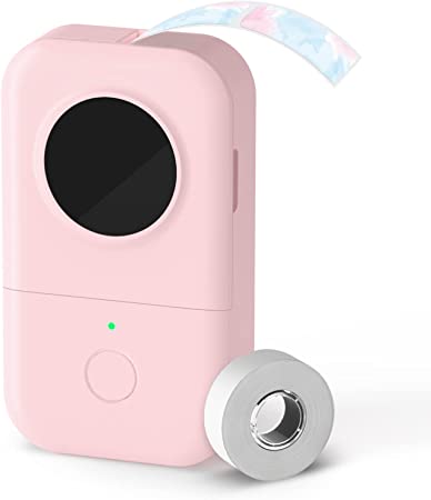 Label Maker, Phomemo D30 Bluetooth Label Maker Machine with Tape, Portable Mini Label Printer for Home Organization & Office Labeling, Pink