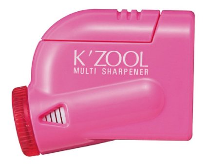 Kutsuwa STAD Angle Adjustable Pencil Sharpener K'ZOOL, Pink (RS018PK)