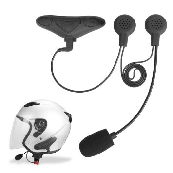 Avantree WATERRPOOF Motorcycle Helmet Bluetooth Headset kit with Intercom, Wireless Handsfree Headphones with Interphones & GPS for Motorbike - HM100P