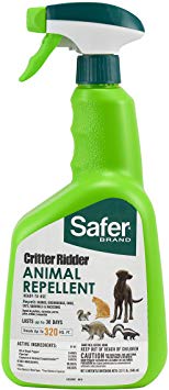 Safer Brand 5935 Critter Ridder Animal Repellent Ready-to-Use Spray-32 oz RTU