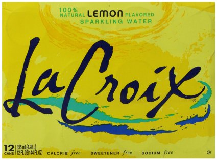 La Croix Sparkling Water,  Lemon Flavor, 12 pk