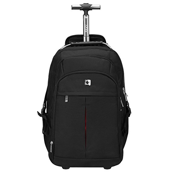 S-ZONE Wheeled Backpack Rolling Carry-on Luggage Travel Duffel bag