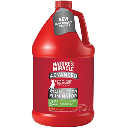 Nature's Miracle Sunny Lemon Advance Cat Stain and Odor Eliminator 32 oz