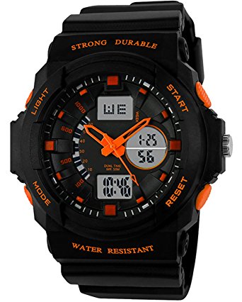 Boys Teenagers Kids Children Digital Sports Watches - Multifunction 50M Waterproof Electronic Sport Watch with LED Light Stopwatch Timer Alarm for Teenagers Junior Boys Kids Children