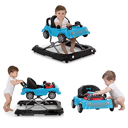 Jeep Classic Wrangler 3-in-1 Grow with Me Walker, Blue