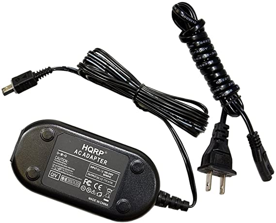 HQRP AC Adapter/Charger Compatible with JVC AP-V14 AP-V15 AP-V16 GZ-MG630A GZ-MG21U GR-D72U GZ-MG27U GR-D93U GR-D371US GR-D375US GR-D395US GR-AX890US GR-D230US GZ-MS100 GR-AXM17U GR-AXM18U Camcorder