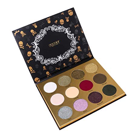 Docolor Goth 12 Color Eyeshadow Palette Matte Shimmer Ultra Pigmented Waterproof Makeup Eye Shadow