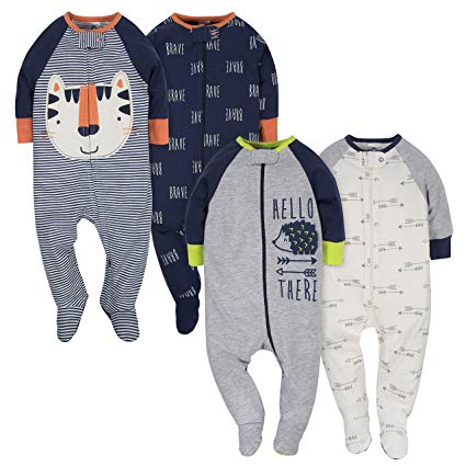 Gerber Baby Boys' 4-Pack Sleep 'N Play