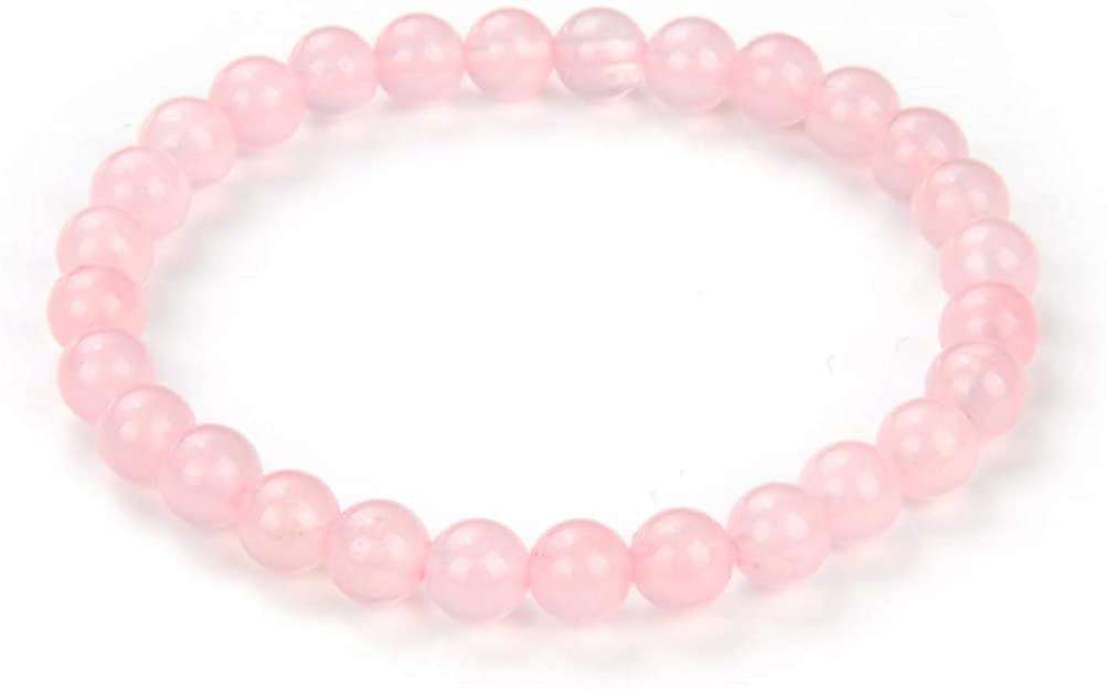 Adabele Natural 7" 7.5" 8 inch Stretchy Gemstone Bracelet Chakra Gems Stone 6mm (0.24 Inch) Bead Healing Crystal Quartz Jewelry Women Men Girls Birthday Gifts
