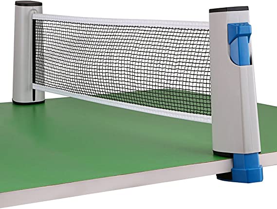 Hipiwe Retractable Table Tennis Net Replacement, Ping Pong Net and Post with PVC Storage Bag, 6 Feet(1.8M, Fits Tables Up to 2.0 inch 5.0 cm