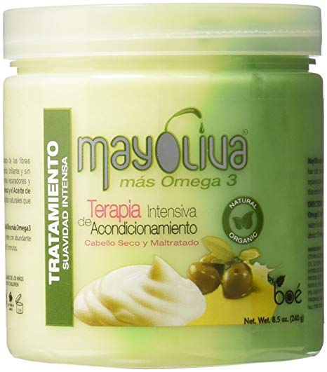 Mayoliva Intensive Conditioning Therapy for Dry & Damaged Hair, 8.5 Ounce