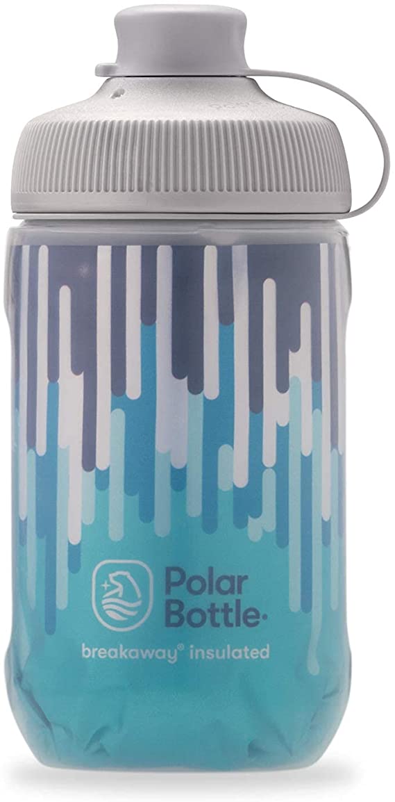 Polar Bottle Breakaway Muck Insulated Mountain Bike Water Bottle - BPA Free, Cycling & Sports Squeeze Bottle with Dust Cover