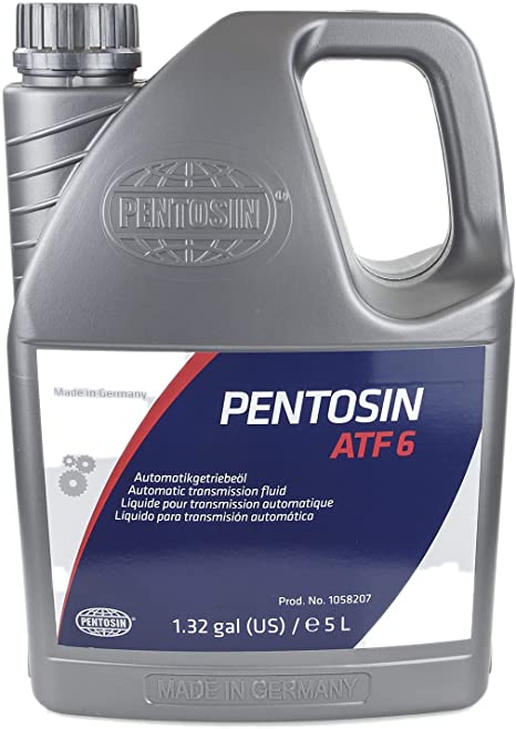 Pentosin 1058207 ATF 6 Long-Life Fully Synthetic Automatic Transmission Fluid for Select Aston Martin, Audi, Bentley, Jaguar, Land Rover, Maserati, Rolls Royce - 5 Liter Jug