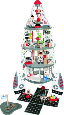 Hape - Playscapes - Discovery Space Center Wooden Play Set