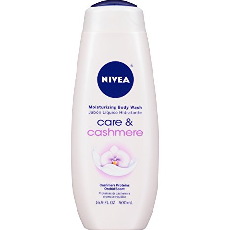 NIVEA Care and Cashmere Moisturizing Body Wash 16.9 Fluid Ounce