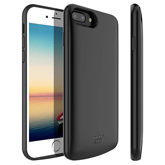 STOON iPhone 6s Plus/6 Plus/7 Plus/ 8 Plus Battery Case, 5500mAh Detachable Charger Case Extended Battery Protective Charging Case Cover for iPhone 8 Plus/7 Plus/6s Plus/6 Plus