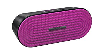 HMDX Rave Portable Rechargeable Wireless Speaker, Pink