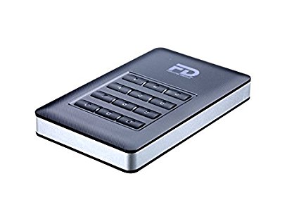 Fantom Drives DSH1000 DataShield 1TB 256-bit AES Hardware Encrypted Portable USB 3.0 External Hard Drive