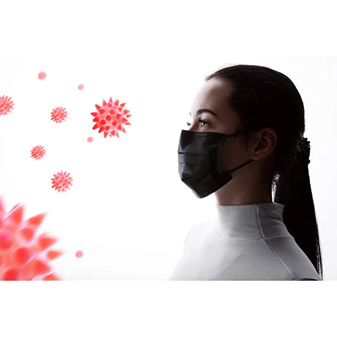 Fabric Dust Mask 3 Pieces Masks - Earloop Mask Washable Reusable in Stock - 3 Pieces Masks