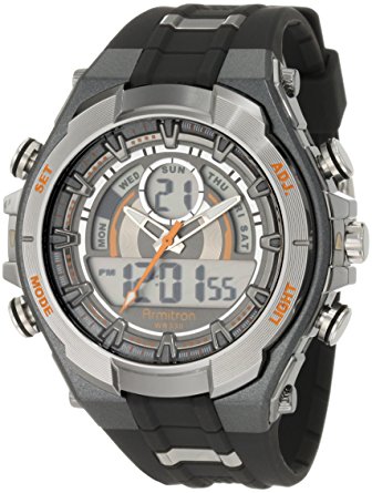 Armitron Sport Men's 204589ORGY Watch with Black Band