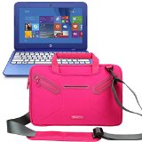 Evecase HP Stream 11 Compact fully padded Messenger Bag Case for HP Stream 11 11-d010nr Notebook 116 inch ultrabook laptop
