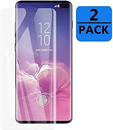 Samsung Galaxy S10 Screen Protector[2 Pack], OLINKIT [HD Ultra Clear][Full Coverage ][Case Friendly] Tempered Glass Screen Cover Compatible Galaxy S10